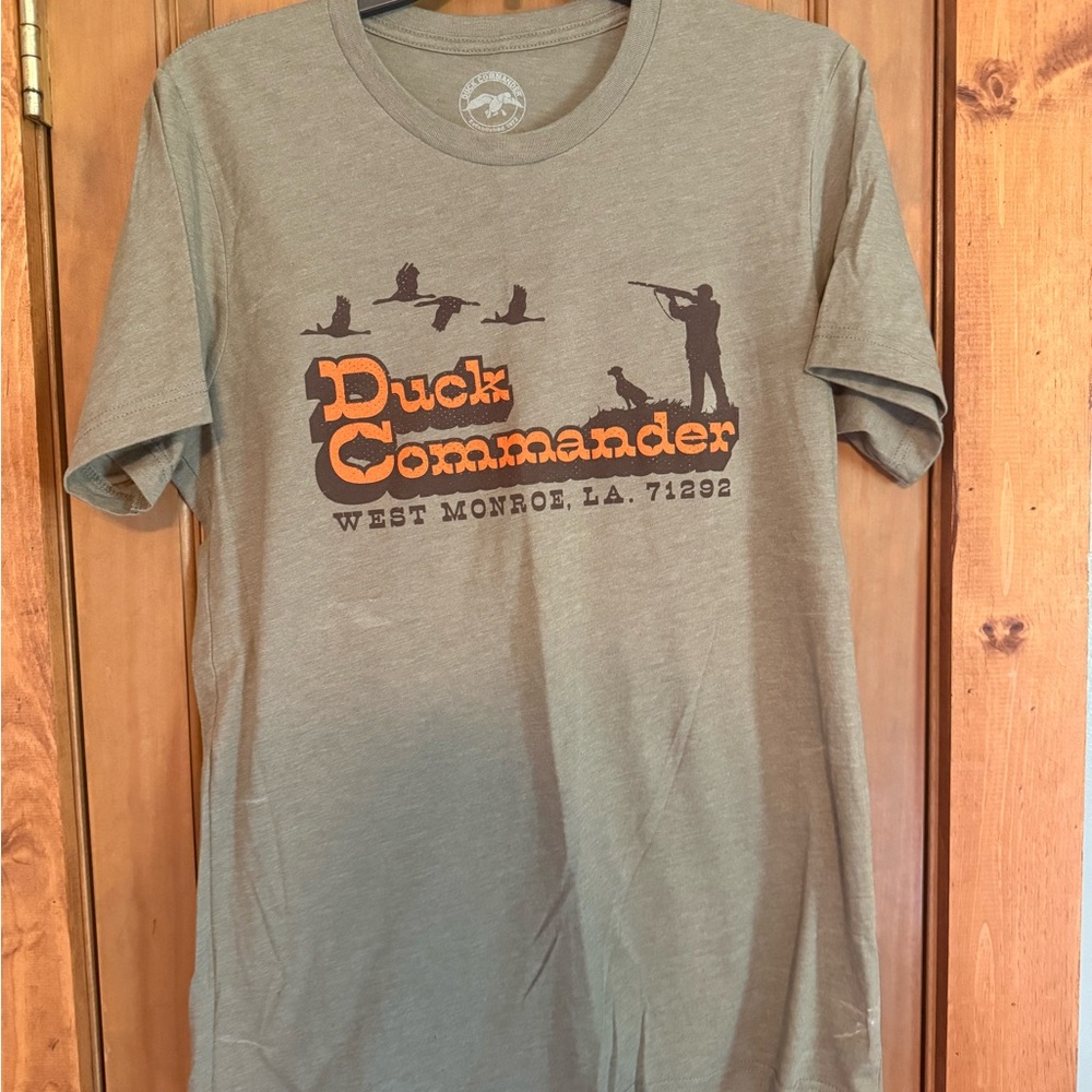 Men’s Duck Commander Short-Sleeve Graphic Tee - Olive/Orange